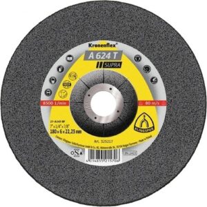 KLINGSPOR CSISZOLÓKORONG 125X6X22.23MM A 624 T S DOMBORÍTOTT