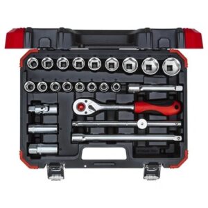 GEDORERED DUGÓKULCS KÉSZLET 1/2" 10-32 MM 24 RÉSZES R69003024