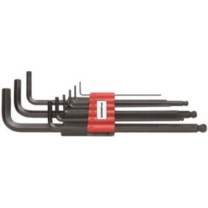 GEDORERED IMBUSZKULCS KÉSZLET HOSSZÚ GÖMBVÉGŰ 1.5-10 MM 9 RÉSZES R36675009