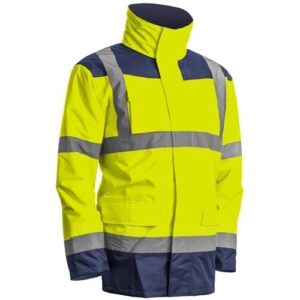 KANATA 4/1 HI-VIZ SÁRGA/KÉK PE KABÁT XL (52/54)