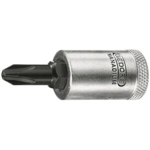 GEDORE CSAVARHÚZÓ DUGÓKULCS BETÉT 3/8" KERESZTHORNYÚ PH 2 (IKS 30 2)