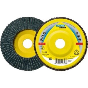 KLINGSPOR LAMELLÁS CSISZOLÓTÁNYÉR 115X22.23MM 40 SMT 925 N KÚPOS