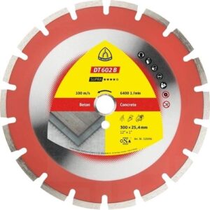 KLINGSPOR GYÉMÁNT VÁGÓKORONG 500X3.7X25.4MM P DT 602 B W=SZÉLES FOGHÉZAG