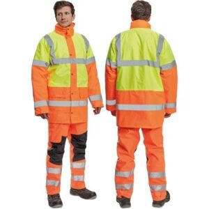 SEFTON KABÁT HV SÁRGA/NAVY XL