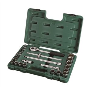 SATA DUGÓKULCS KÉSZLET 1/2" 24 RÉSZES 12-SZÖGŰ (9-32 MM)