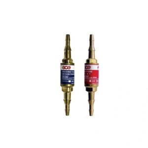 GCE SG2 (MV93) 2 FUNKCIÓS BIZTONSÁGI SZERELVÉNY TÖMLŐRE, ACETILÉN 6.3/10 MM TÖMLŐVÉGES