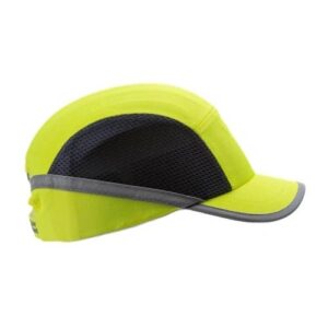 FEJVÉDŐ BASEBALL SAPKA KÖZEPES (5 CM) SILDDEL, JÓLLÁTHATÓSÁGI CSÍKKAL