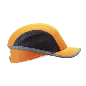 FEJVÉDŐ BASEBALL SAPKA KÖZEPES (5 CM) SILDDEL, JÓLLÁTHATÓSÁGI CSÍKKAL