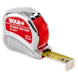 SOLA TRI-MATIC TM 5 M MÉRŐSZALAG (19 MM) EK-OSZTÁLY 1 +TANÚSÍTVÁNY (R)
