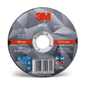 3M 51775 SILVER VÁGÓKORONG, T41 EGYENES, 100 MM X 1.0 MM X 16 MM