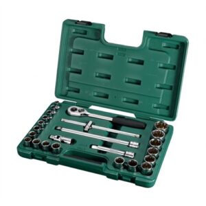 SATA DUGÓKULCS KÉSZLET 1/2" 9-32MM 24 RÉSZES HATSZÖG