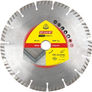 KLINGSPOR GYÉMÁNT VÁGÓKORONG 125X2.4X22.23 MM DT 350 BT TURBÓ