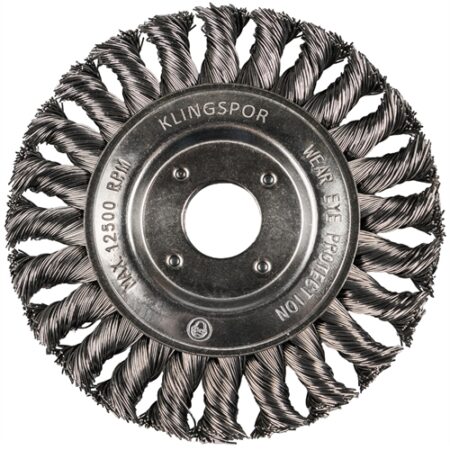 KLINGSPOR KÖRKEFE FONOTT EGYSOROS 115 X 14 X 22.23 MM 0.5 NEMESACÉL