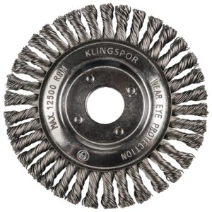 KLINGSPOR KÖRKEFE PIPELINE FONOTT EGYSOROS 115 X 6 X 22.23 MM 0.5 ACÉL