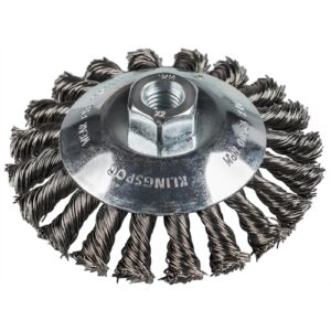 KLINGSPOR KÚPOS KEFE FONOTT EGYSOROS 115 MM M 14 MENETTEL 0.5 ACÉL