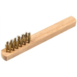 KLINGSPOR GYÚJTÓGYERTYKEFE HÁROM SOROS 45 X 15 X 150 MM FA NYÉLLEL 0.17 SÁRGARÉZ