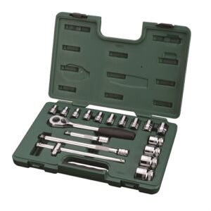 SATA DUGÓKULCS KÉSZLET 1/2" 18 RÉSZES 12-SZÖG