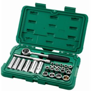SATA DUGÓKULCS KÉSZLET 3/8" 22 RÉSZES