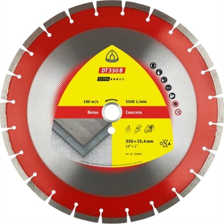 KLINGSPOR GYÉMÁNT VÁGÓKORONGOK, 300X2.8X20 MM 21 SZEGMENSEK 40X2.8X10 MM, STANDARD FOGAZÁS DT 350 B EXTRA
