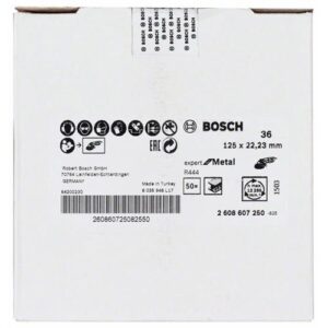 BOSCH FIBERTÁRCSA R444 FÉMHEZ 125MM P36 ALOX
