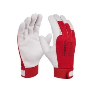 HF SAFETY VELCRO FIT SZÍNBŐR SZERELŐ KESZTYŰ MANDZSETTÁVAL 10