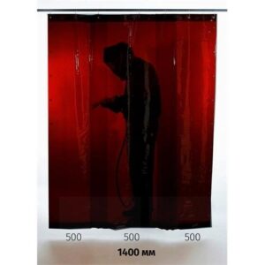 ESAB HEGESZTŐ SZALAGFÜGGÖNY 1.8X1.4M SÖTÉTVÖRÖS
