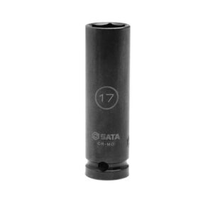SATA GÉPI HOSSZÚ DUGÓKULCS 1/2" 17MM VÉKONY FALÚ