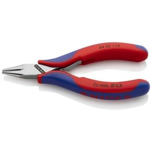 KNIPEX ELEKTRONIKAI HOMLOKCSÍPŐ FOGÓ TÖBBKOMPONENSŰ NYÉL 115 MM