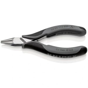 KNIPEX ELEKTRONIKAI HOMLOKCSÍPŐ FOGÓ ESD TÖBBKOMPONENSŰ NYÉL 115 MM