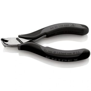 KNIPEX ELEKTRONIKAI HOMLOKCSÍPŐ FOGÓ ESD TÖBBKOMPONENSŰ NYÉL 120 MM