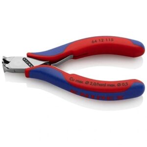KNIPEX ELEKTRONIKAI HOMLOKCSÍPŐ FOGÓ TÖBBKOMPONENSŰ NYÉL 115 MM