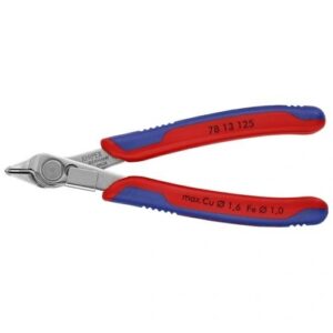KNIPEX ELEKTRONIKAI OLDALCSÍPŐ FOGÓ SUPER KNIPS TÖBBKOMPONENSŰ NYÉL 125 MM (BLISZTER)