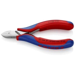 KNIPEX ELEKTRONIKAI OLDALCSÍPŐ FOGÓ TÖBBKOMPONENSŰ NYÉL 115 MM (BLISZTER)