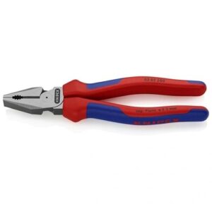 KNIPEX ERŐ KOMBINÁLT FOGÓ FEKETÉRE FOSZFÁTOZOTT, TÖBBKOMPONENSŰ NYÉL 200 MM (BLISZTER)