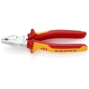 KNIPEX ERŐ KOMBINÁLT FOGÓ KRÓMOZOTT VDE 180 MM (BLISZTER)
