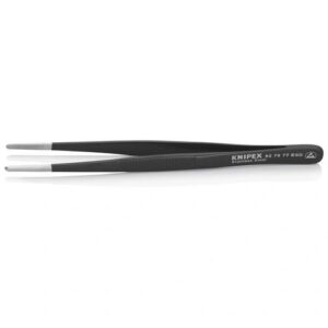 KNIPEX ESD CSIPESZ EGYENES, KEREKÍTETT, FOGAZOTT 2.7X145MM