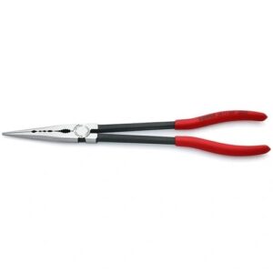 KNIPEX FÉLKEREKCSŐRŰ FOGÓ FEKETÉRE FOSZFÁTOZOTT, MÁRTOTT NYÉL 280 MM