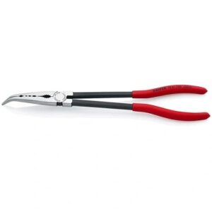 KNIPEX FÉLKEREKCSŐRŰ FOGÓ FEKETÉRE FOSZFÁTOZOTT, MÁRTOTT NYÉL 280MM (BLISZTER)