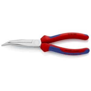 KNIPEX FÉLKEREKCSŐRŰ FOGÓ VÁGÓÉLLEL (GÓLYACSŐR FOGÓ) KRÓMOZOTT 200 MM (BLISZTER)