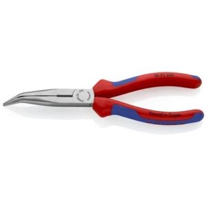 KNIPEX FÉLKEREKCSŐRŰ FOGÓ VÁGÓÉLLEL (GÓLYACSŐR FOGÓ) TÖBBKOMPONENSŰ NYÉL, FEKETÉRE FOSZFÁTOZOTT 200 MM (BLISZTER)