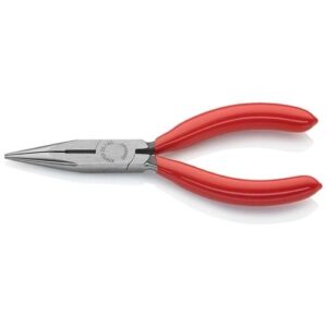 KNIPEX FÉLKEREKCSŐRŰ FOGÓ VÁGÓÉLLEL (RÁDIÓFOGÓ) FEKETÉRE FOSZFÁTOZOTT, MÁRTOTT NYÉL 140 MM