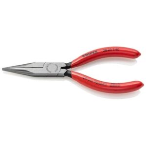 KNIPEX HOSSZÚCSŐRŰ FOGÓ FEKETÉRE FOSZFÁTOZOTT, MÁRTOTT NYÉL 140 MM