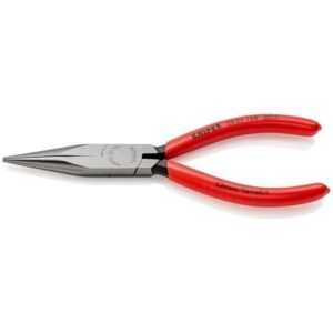 KNIPEX HOSSZÚCSŐRŰ FOGÓ FEKETÉRE FOSZFÁTOZOTT, MÁRTOTT NYÉL 160 MM (BLISZTER)