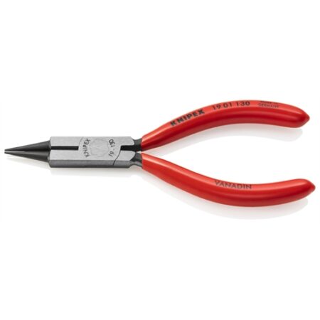 KNIPEX KEREKCSŐRŰ FOGÓ VÁGÓÉLLEL (ÉKSZERÉSZ FOGÓ) FEKETÉRE FOSZFÁTOZOTT, MÁRTOTT NYÉL 130 MM