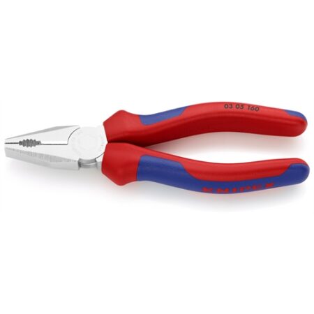 KNIPEX KOMBINÁLT FOGÓ KRÓMOZOTT, TÖBBKOMPONENSŰ NYÉL 160 MM (BLISZTER)