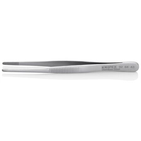 KNIPEX PRECIZIÓS CSIPESZ EGYENES, KEREKÍTETT, FOGAZOTT, 2.X120MM
