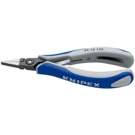 KNIPEX PRECÍZIÓS-ELEKTRONIKAI MŰSZERÉSZ FOGÓ TÖBBKOMPONENSŰ NYÉL, BARNÍTOTT 135 MM