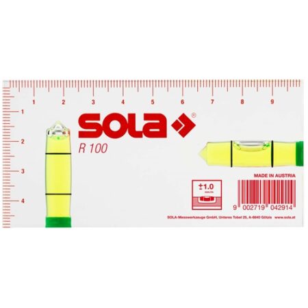 SOLA R 100 GRÜN, DISPLAY KICSI VÍZMÉRTÉK 100X50X15 MM