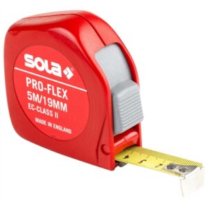 SOLA PRO-FLEX  PF 3 M - SB MÉRŐSZALAG (13 MM) EK-OSZTÁLY 2  FALRA AKASZTHATÓ KIVITEL