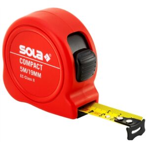 SOLA COMPACT  CO 3 M - SB MÉRŐSZALAG (16 MM) EK-OSZTÁLY 2  FALRA AKASZTHATÓ KIVITEL